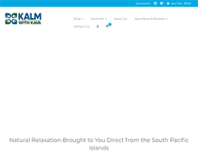 Tablet Screenshot of kalmwithkava.com